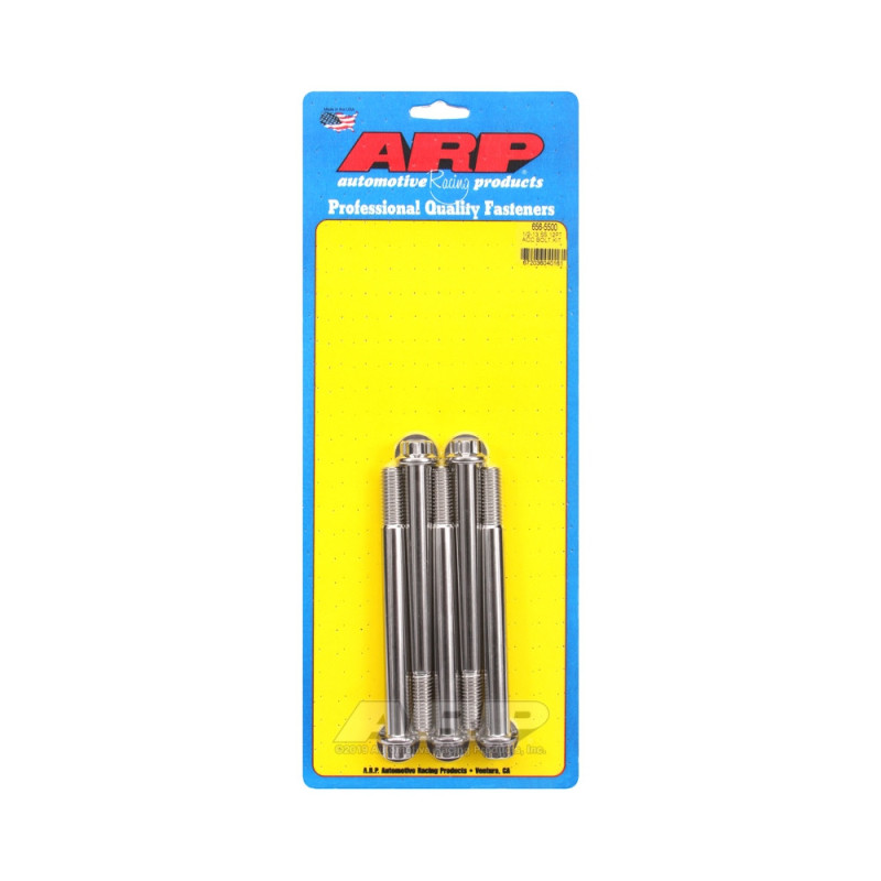Set de șuruburi și piulițe universale ARP 1/2-13 – Oțel inoxidabil, 12 capete x 5 - ARP-656-5500 - 656-5500 - 3666618195438